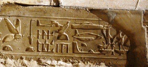 Saqqara Bird - Helicopter UFO Hieroglyphs